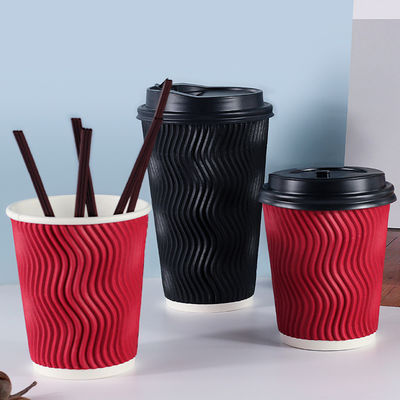 Ly cốc giấy 280gsm có gợn sóng cho đồ uống lạnh
