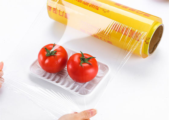 45cm 50cm Thực phẩm tươi PVC Cling Wrap Phim nhựa phân hủy sinh học Cho bao bì thực phẩm