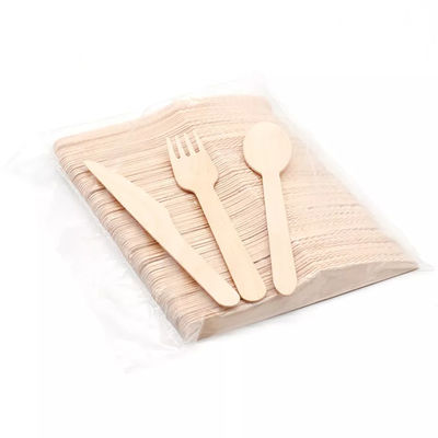 140mm Biodegradable Birch dùng một lần đồ dùng bằng gỗ 150mm gỗ đẻ dao và muỗng