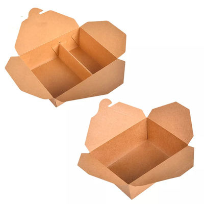 Hộp Đựng Thức Ăn Mang Đi Bằng Giấy Kraft Dùng Một Lần