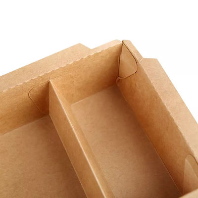 Hộp Đựng Thức Ăn Mang Đi Bằng Giấy Kraft Dùng Một Lần