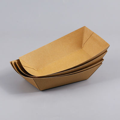 0.25LB 25# Biodegradable dùng một lần đồ dùng bàn thuyền chiên món ăn nhẹ