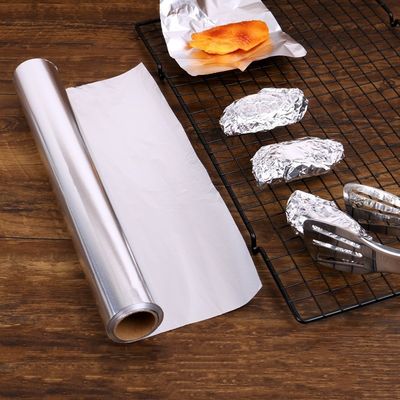 Ống bọc chống ẩm phục vụ ăn uống Biodegradable dùng một lần đồ dùng bàn 28mm cuộn nhựa nhôm