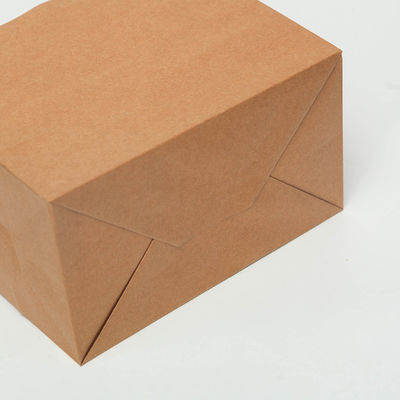 Túi giấy nâu có quai, dùng một lần, phân hủy sinh học, định lượng 250gsm 300gsm