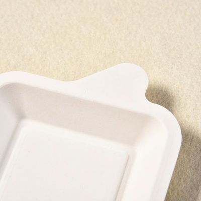 Khay đựng thức ăn tráng miệng bằng bột giấy bã mía phân hủy sinh học 7g Mini cho bữa tiệc