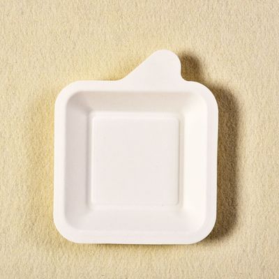Khay đựng thức ăn tráng miệng bằng bột giấy bã mía phân hủy sinh học 7g Mini cho bữa tiệc