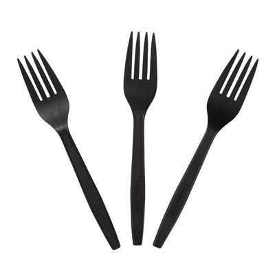 Utensils Compostable Party Tableware CPLA Cutlery Set Fork 165mm Knife Spoon With Napkin