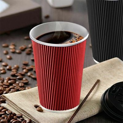 Ly cốc giấy 280gsm có gợn sóng cho đồ uống lạnh
